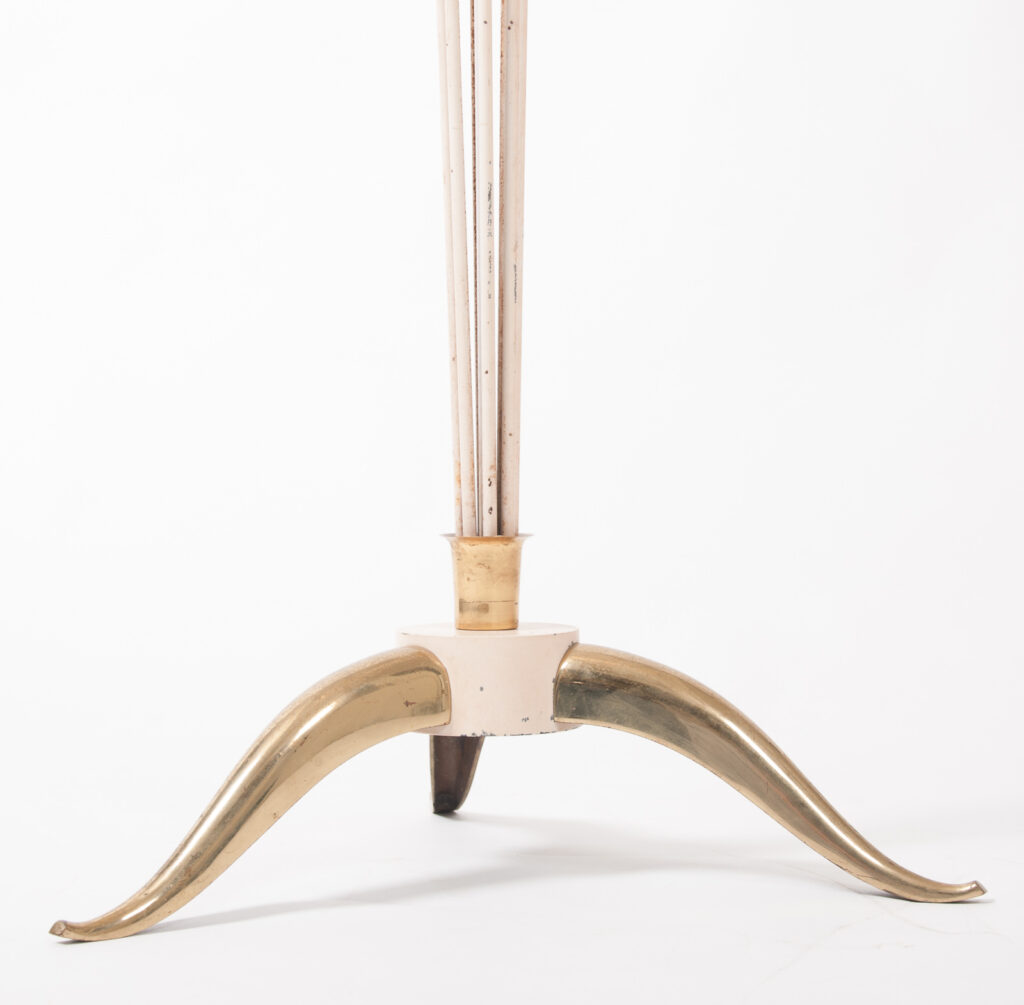 documented mid century Maison Arlus floor lamp-3