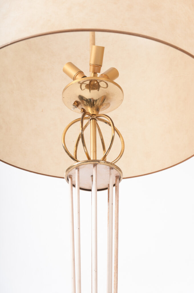documented mid century Maison Arlus floor lamp-5