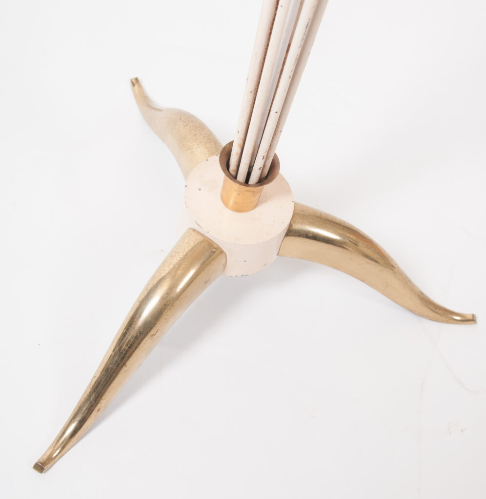 documented mid century Maison Arlus floor lamp-6