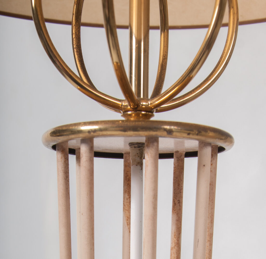 documented mid century Maison Arlus floor lamp-8