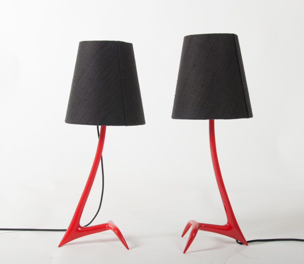 matched pair of Stockholm table lamps by Charles-12