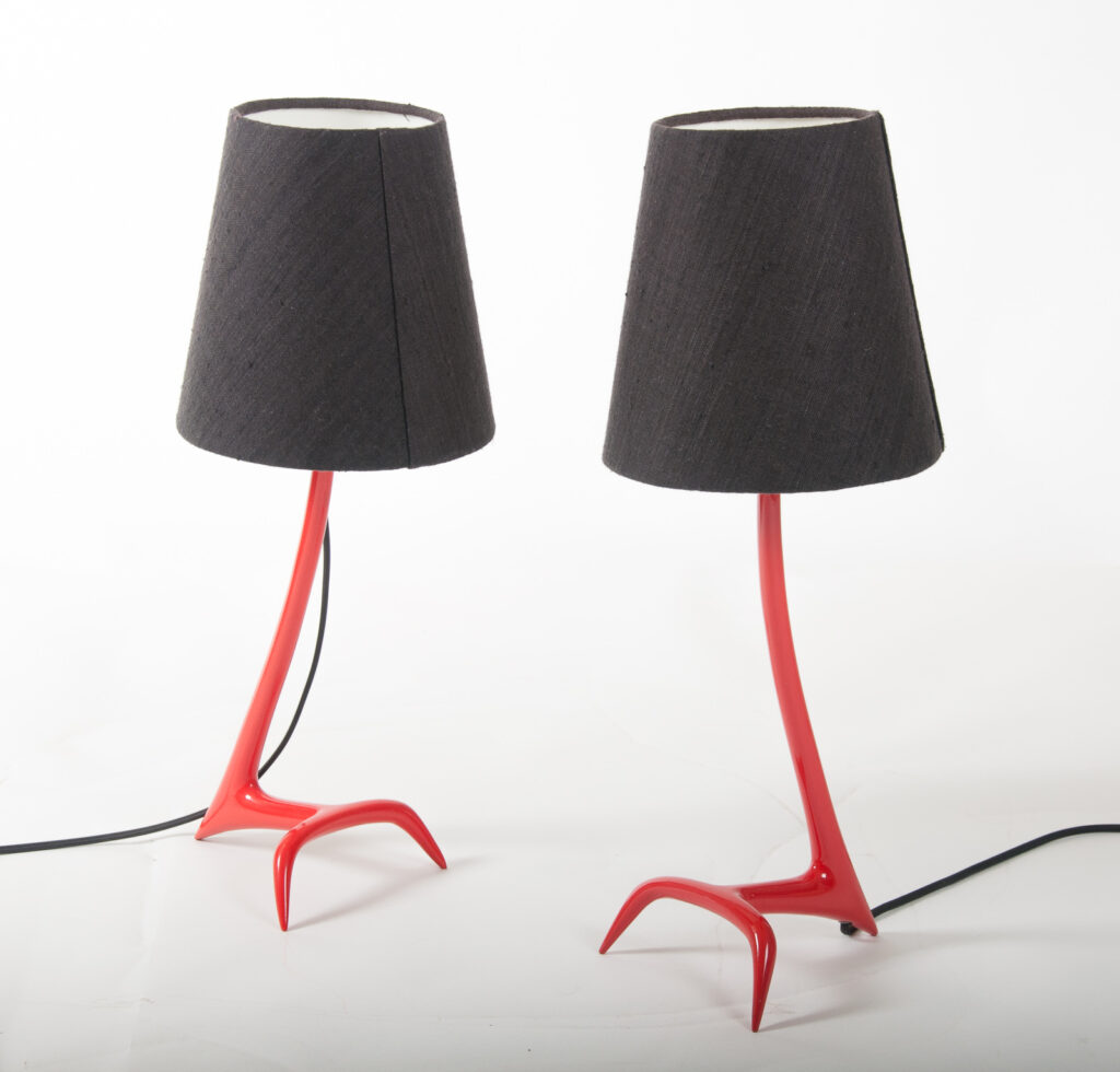 matched pair of Stockholm table lamps by Charles-2