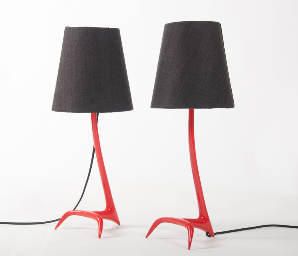 matched pair of Stockholm table lamps by Charles-3