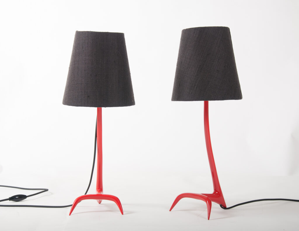 matched pair of Stockholm table lamps by Charles-4