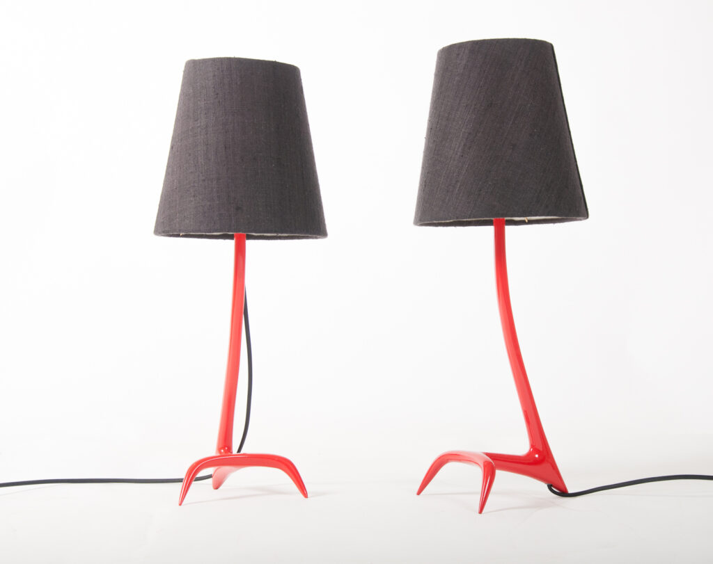matched pair of Stockholm table lamps by Charles-7