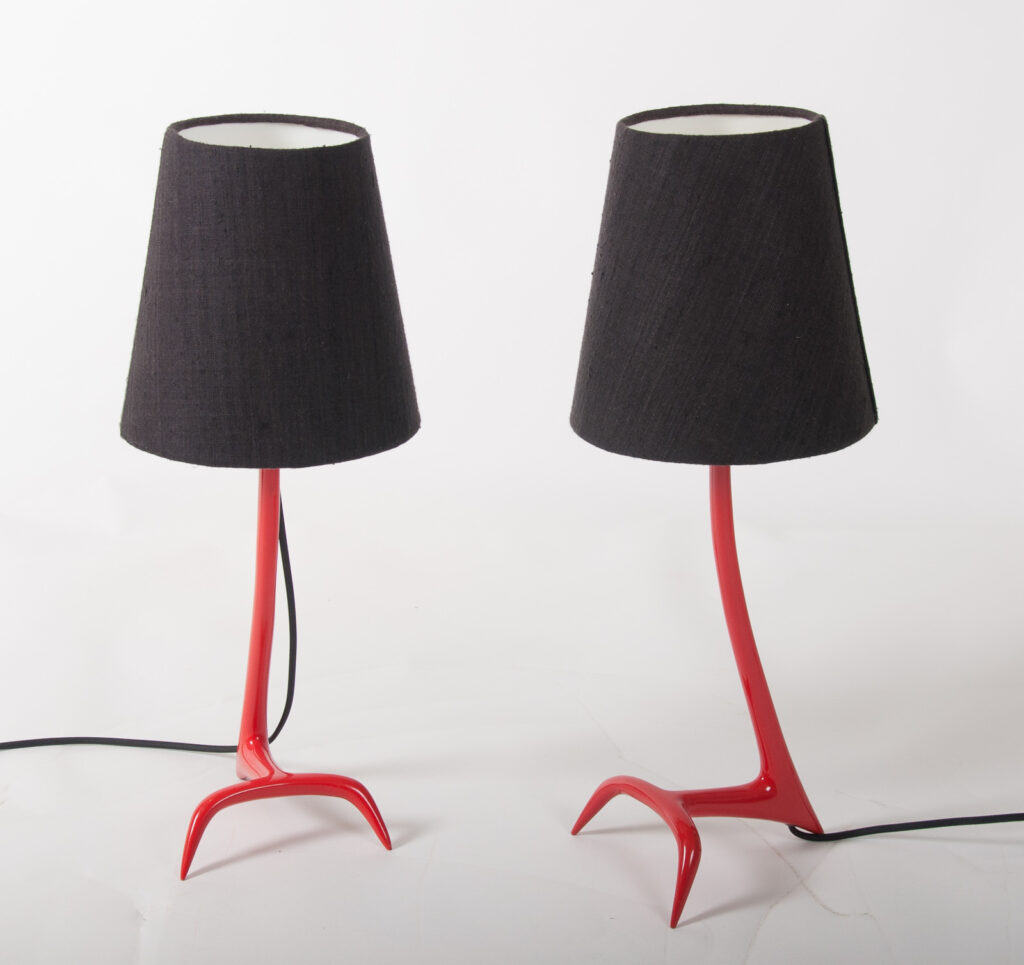 matched pair of Stockholm table lamps by Charles-9