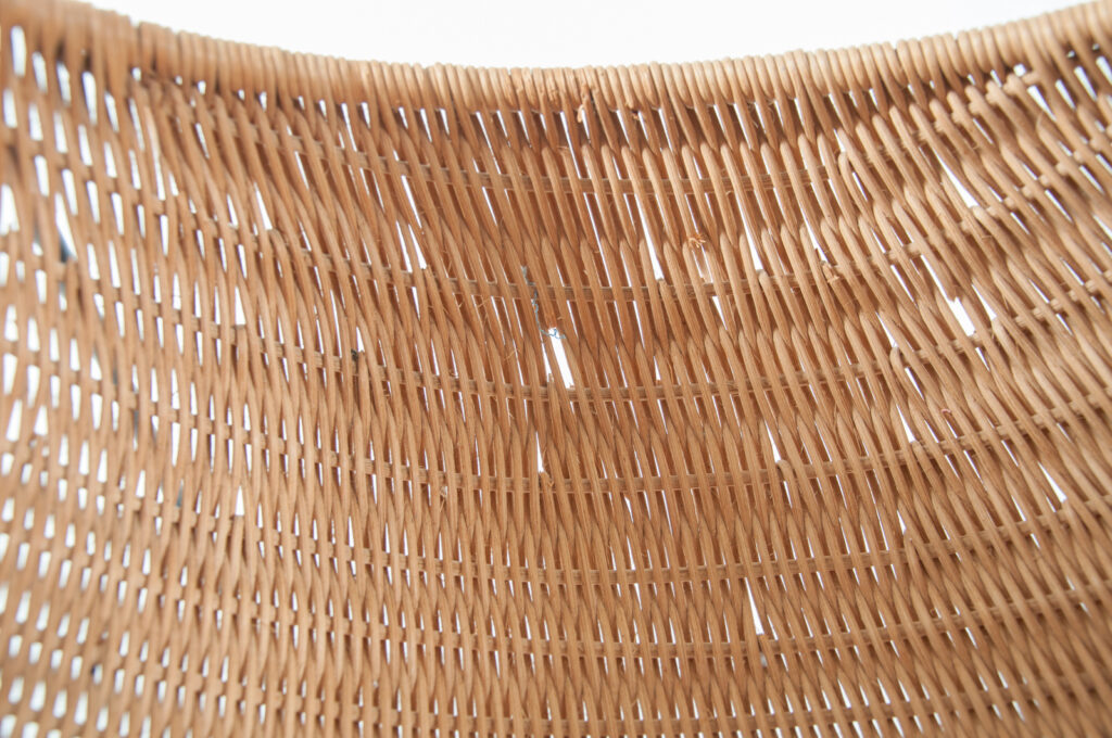 metal &amp; wicker baby basket -10