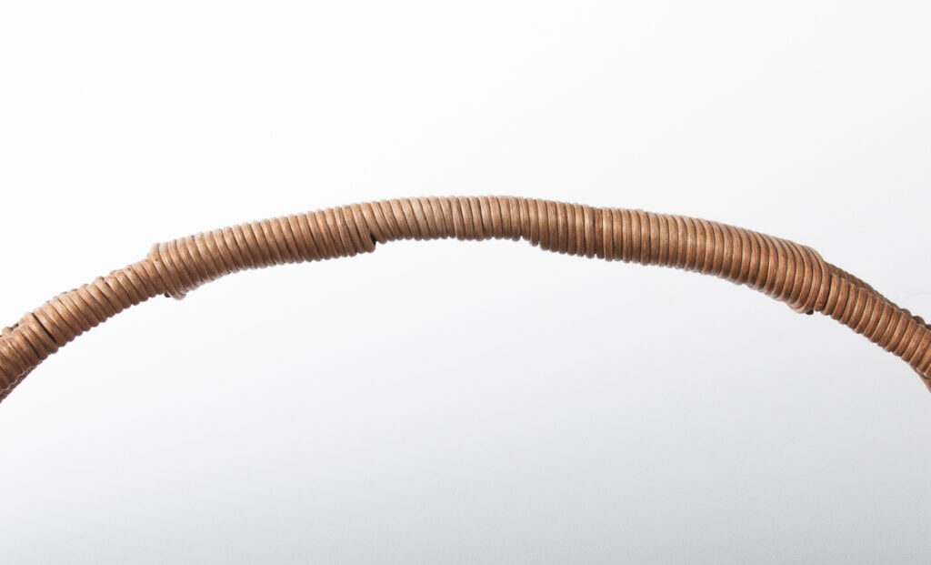 metal &amp; wicker baby basket -7