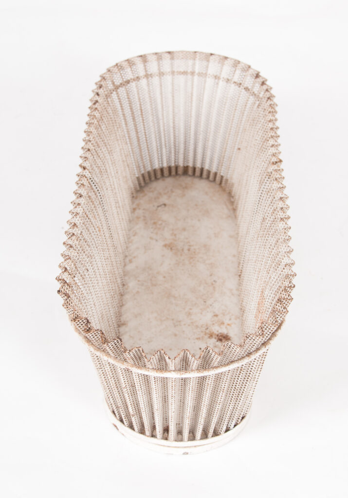 mid century French planter by Mathieu Mategot-3