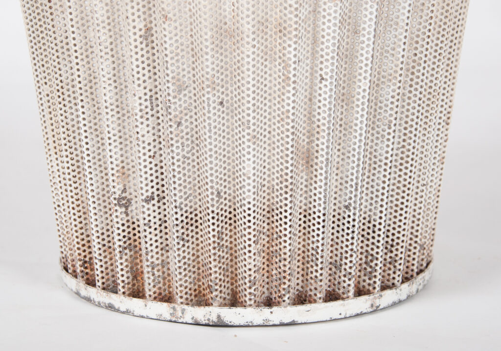 mid century French planter or wastepaper basket by Mathieu Mategot-2