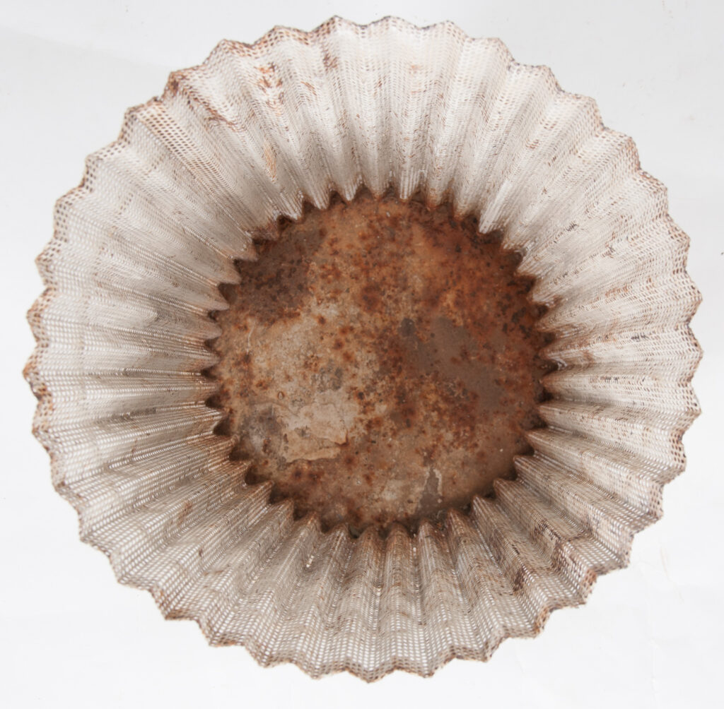 mid century French planter or wastepaper basket by Mathieu Mategot-6