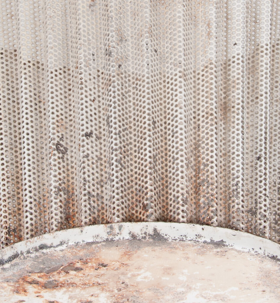 mid century French planter or wastepaper basket by Mathieu Mategot-9