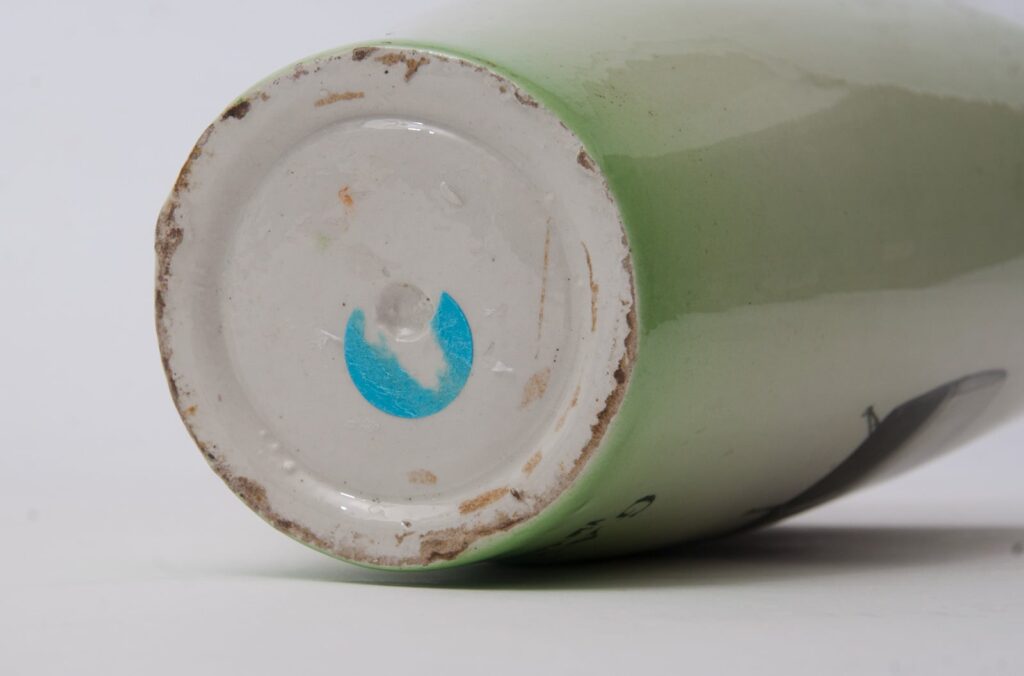 mid century ceramic factory vase-1