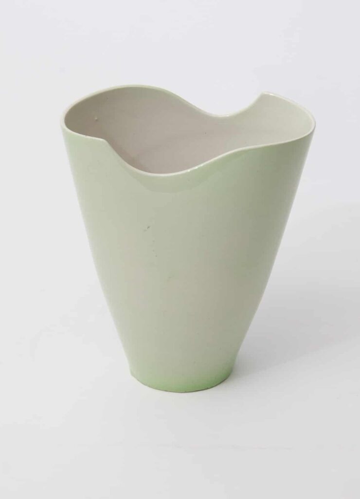 mid century ceramic factory vase-3