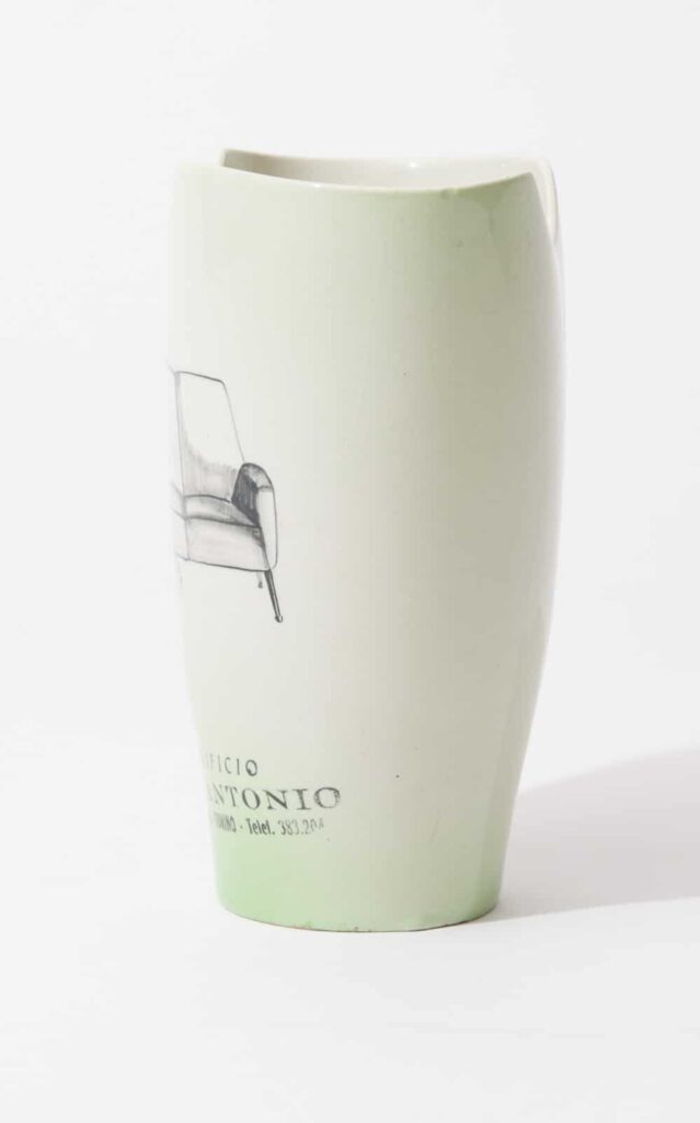 mid century ceramic factory vase-4