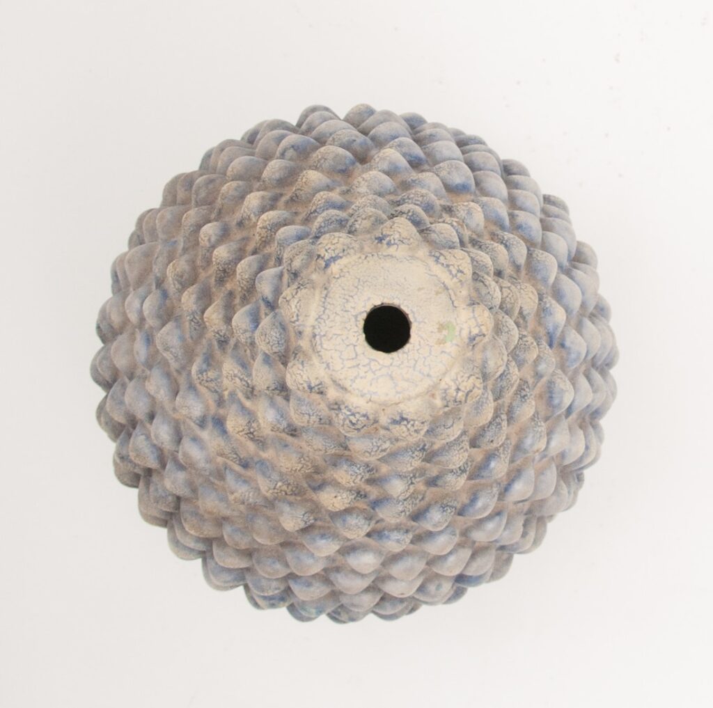 no 11 Marcello Fantoni pied de lampe pigre bleu-4