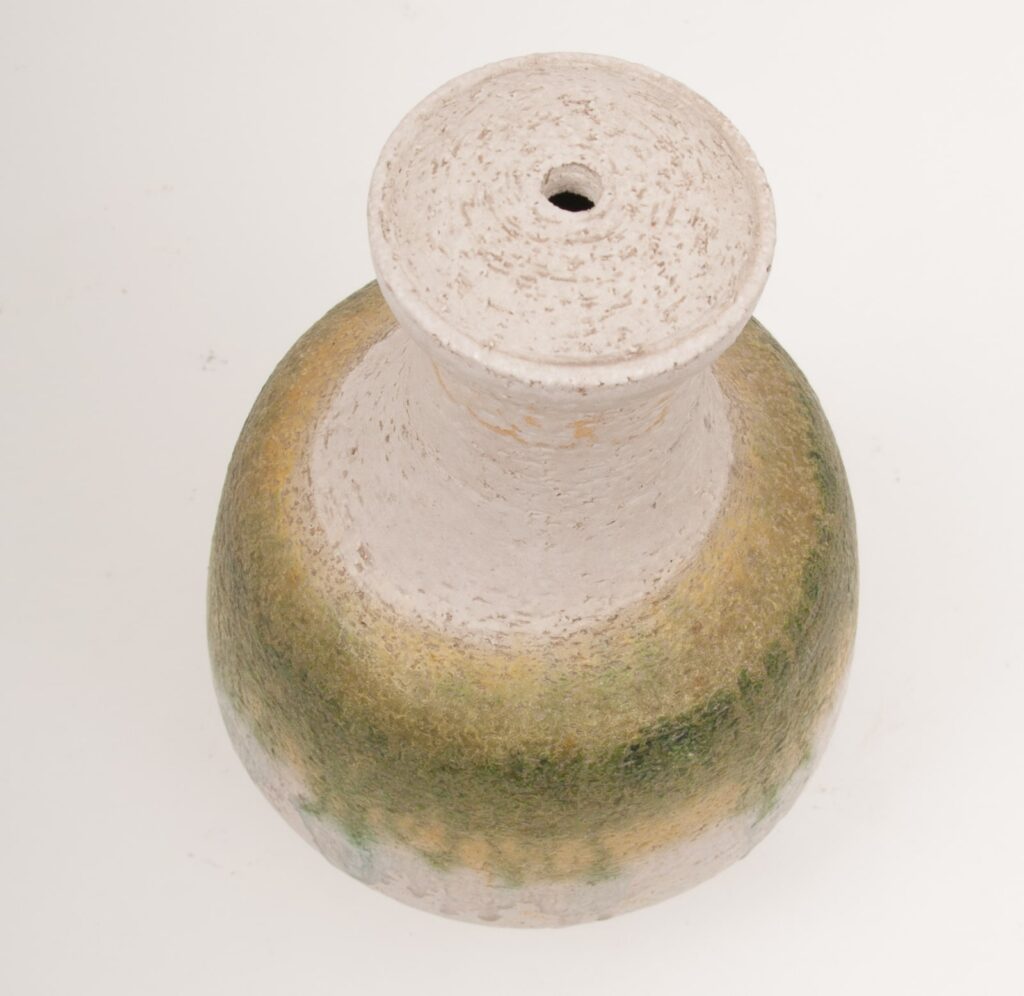 no 14 Marcello Fantoni pied de lampe vert-blanc-4