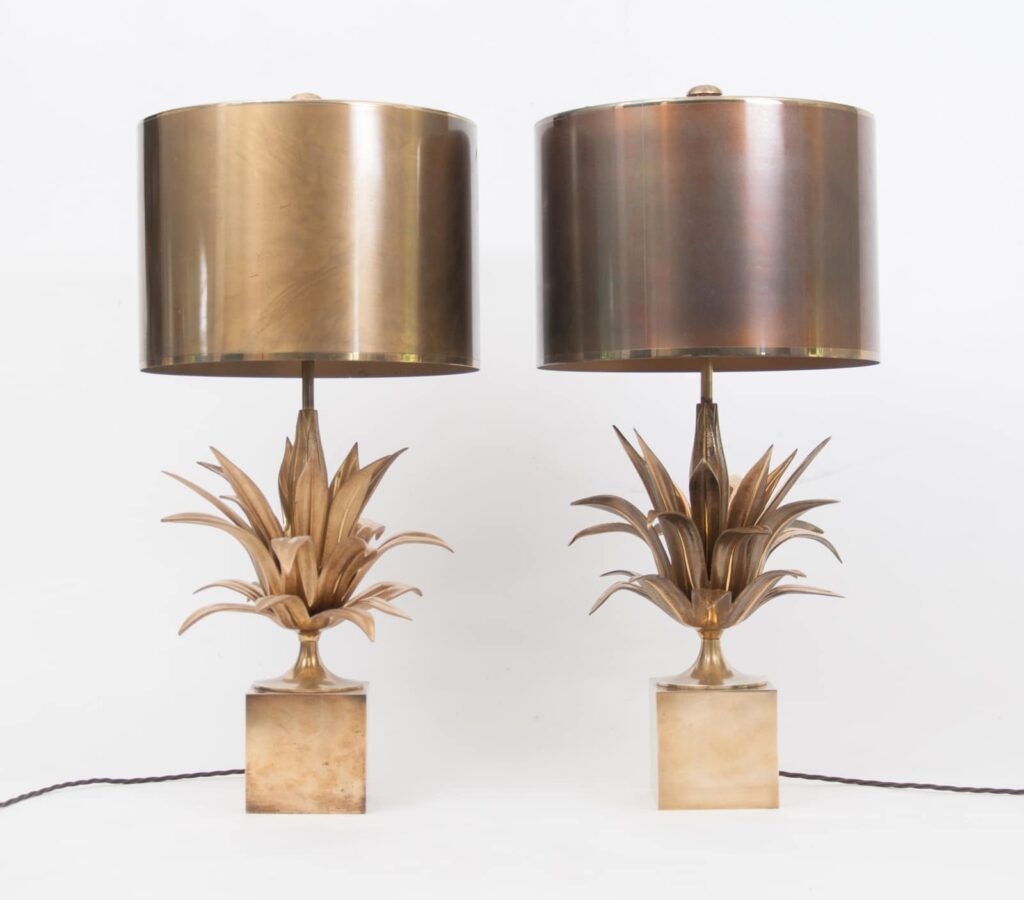 pair of Agave table lamps by Maison Charles-1