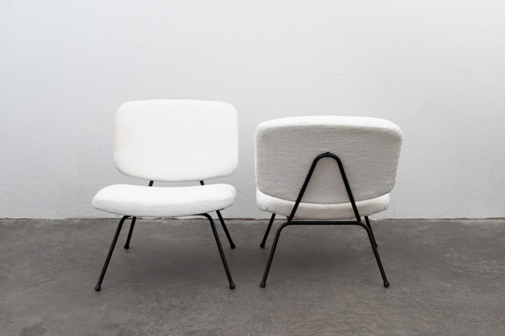pair-of-low-chairs-by-Pierre-Paulin-and-Thonet-1950s4