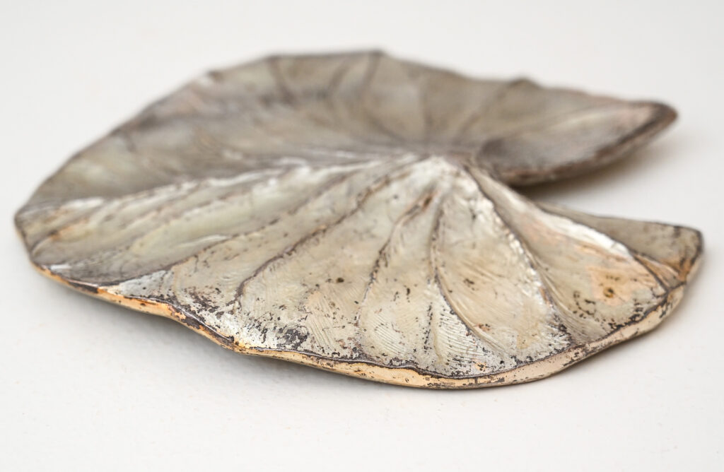 silvered-bronze-Lily-leaf-by-Chrystaine-Charles-11