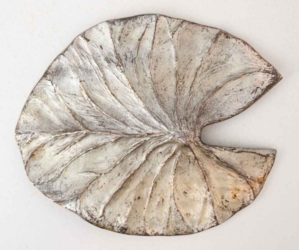 silvered-bronze-Lily-leaf-by-Chrystaine-Charles-13