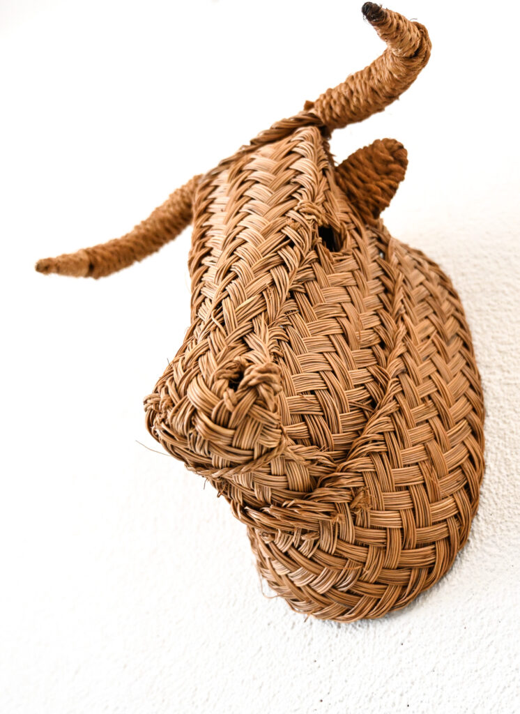 wicker-work-Bulls-head-07