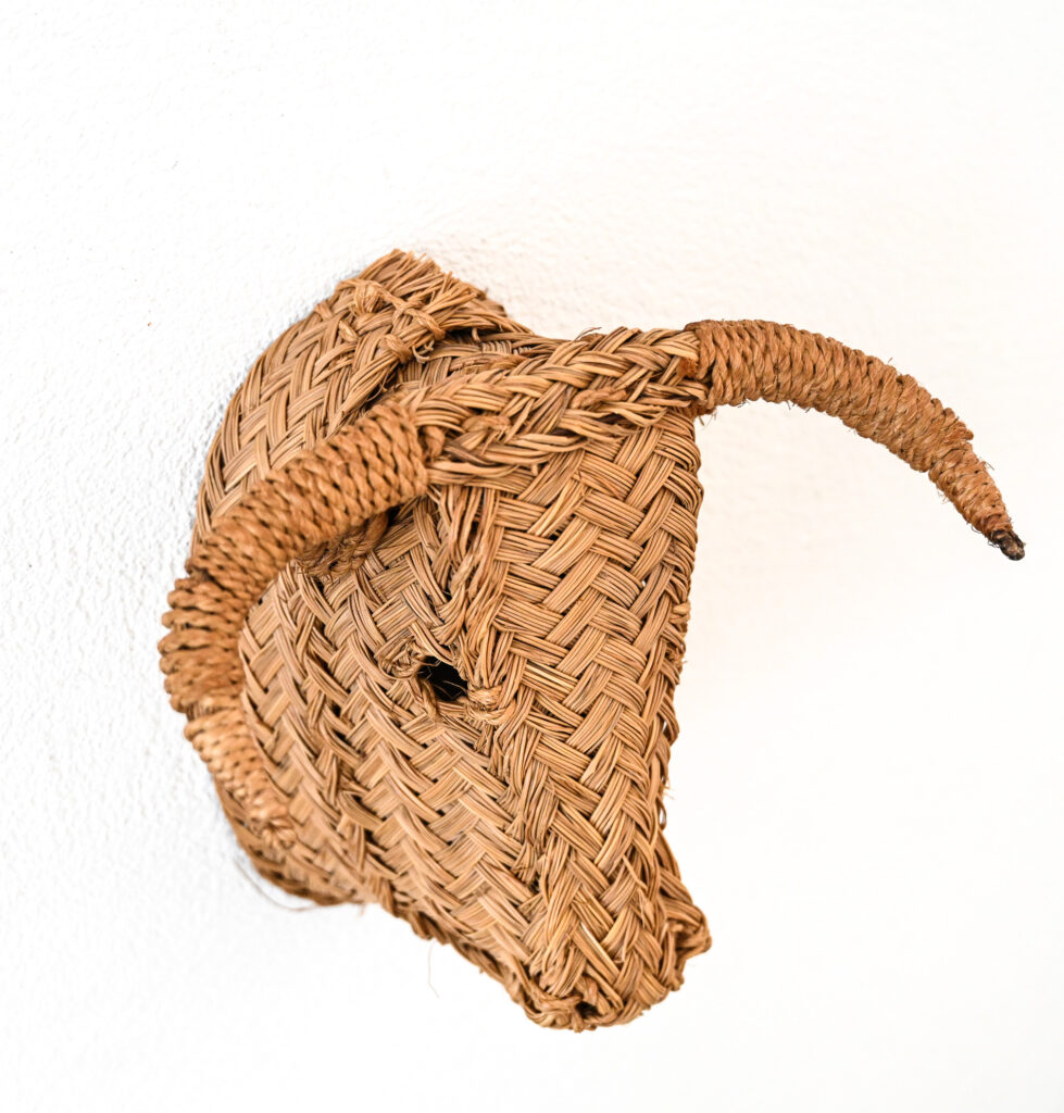 wicker-work-Bulls-head-11