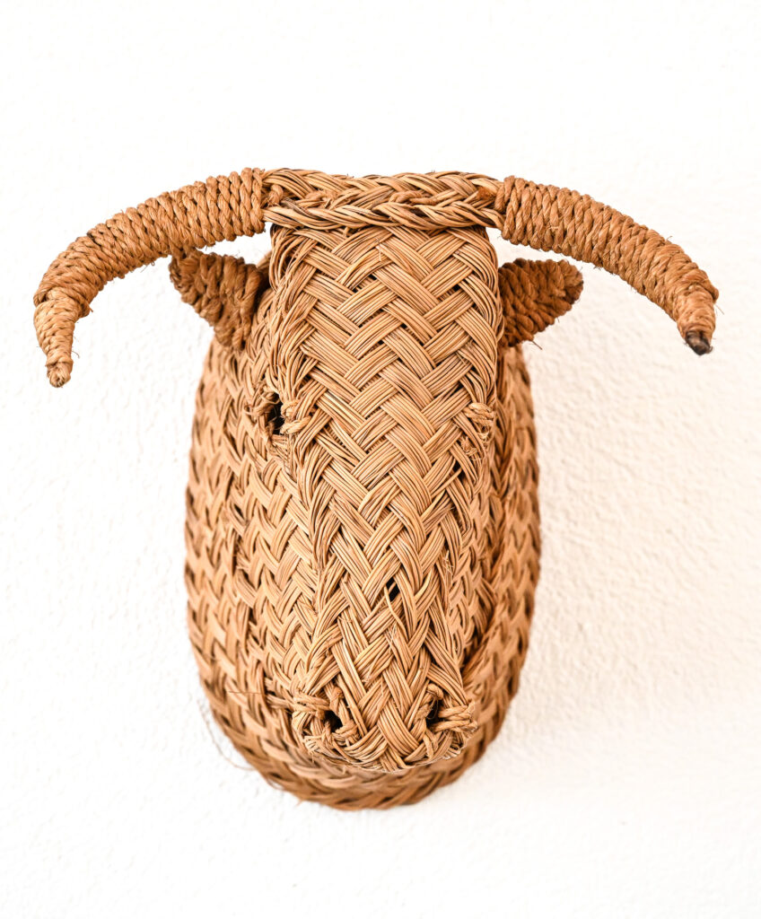 wicker-work-Bulls-head-18