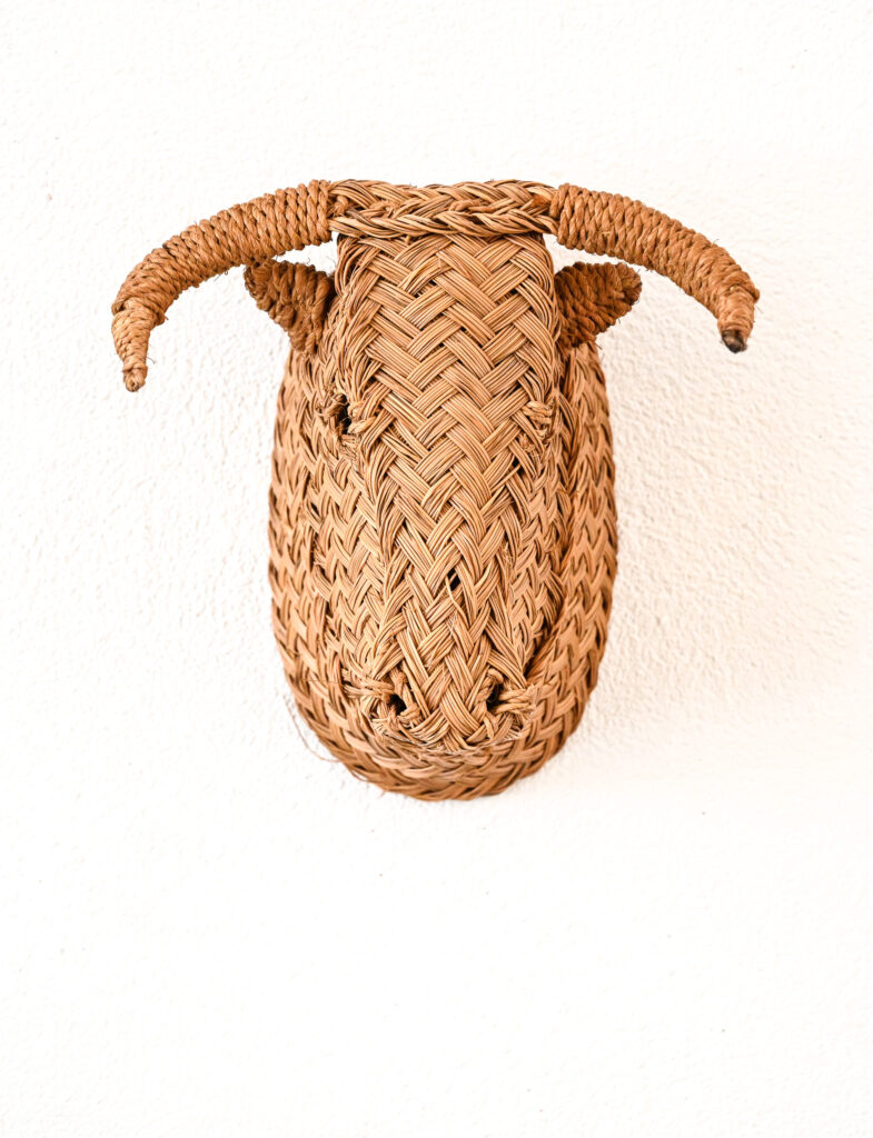 wicker-work-Bulls-head-21