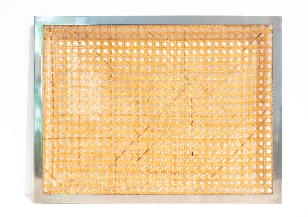 Christian-Dior-style-lucite-and-cane-tray-with-silver-plated-edging1