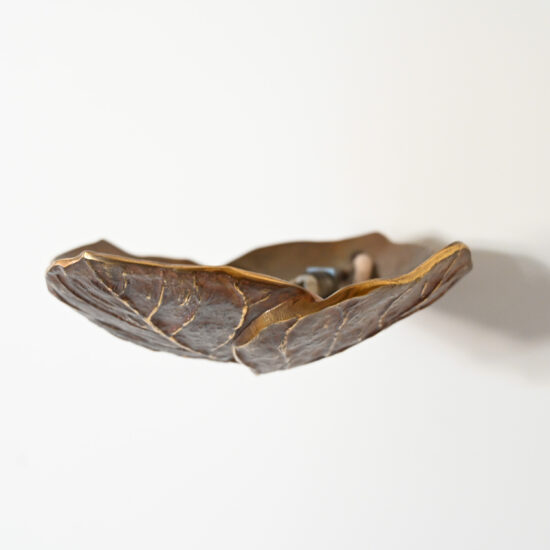 Chrystiane Charles Bronze Leaf Wall Light Uplighter 10