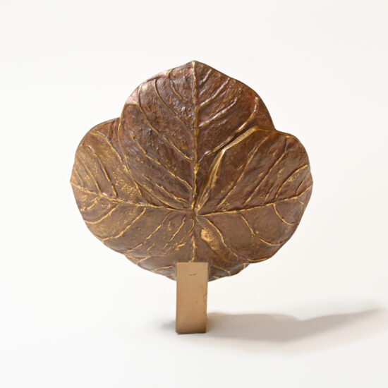 Chrystiane Charles Bronze Leaf Wall Light Uplighter 11