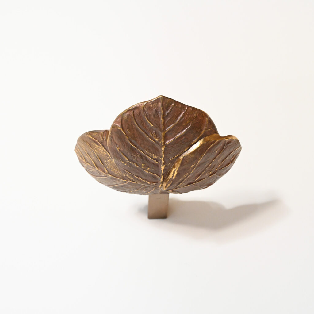 Chrystiane Charles Bronze Leaf Wall Light Uplighter 12