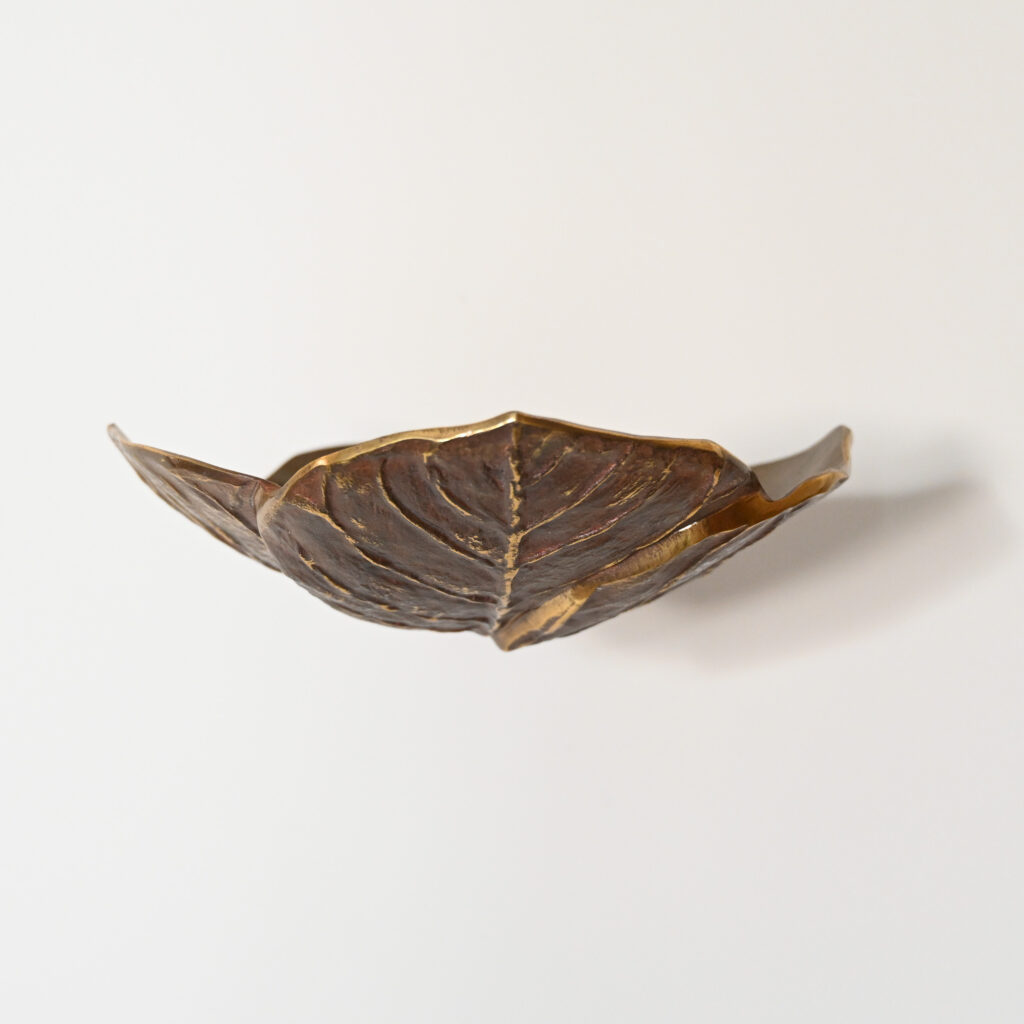 Chrystiane Charles Bronze Leaf Wall Light Uplighter 13