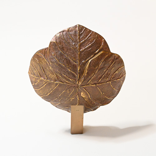 Chyristiane Charles for Maison Charles Bronze Leaf Wall Light