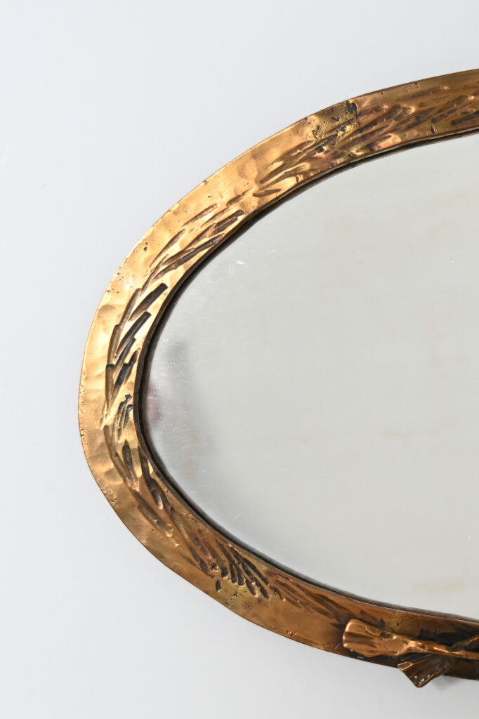 French Art Nouveau Bronze Mirror, c. 1905&ndash;1915 13