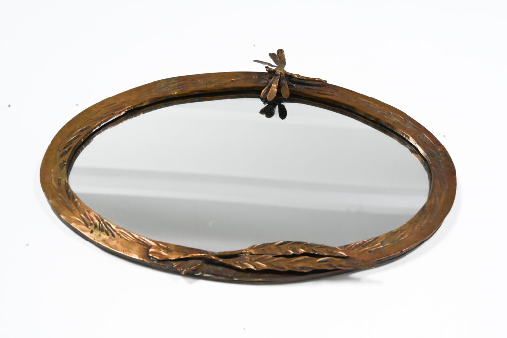 French Art Nouveau Bronze Mirror, c. 1905&ndash;1915 3