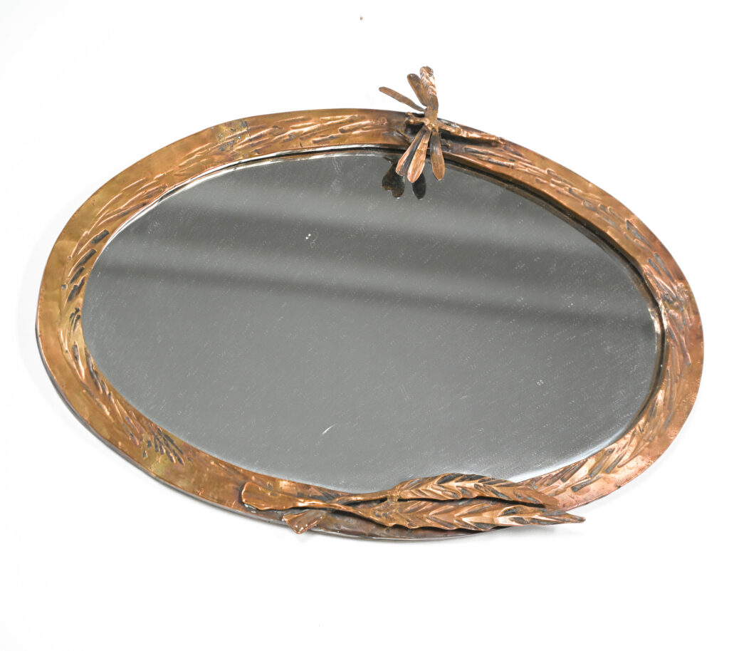 French Art Nouveau Bronze Mirror, c. 1905&ndash;1915 9
