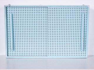 Mid Century Moroccan Wall Cupboard, Fez 1951 Modernist Painted Wood Cabinet 12