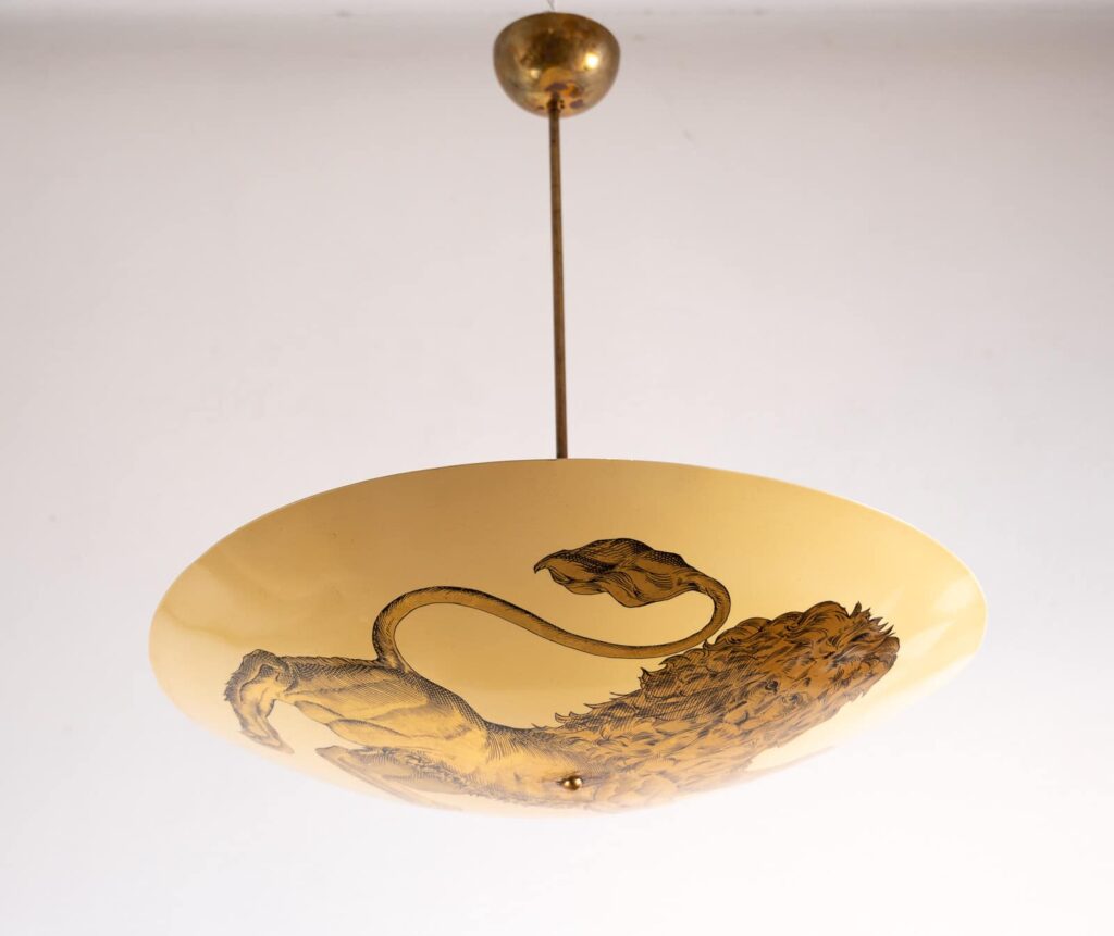 Piero-Fornasetti-Leo-ceiling-light3