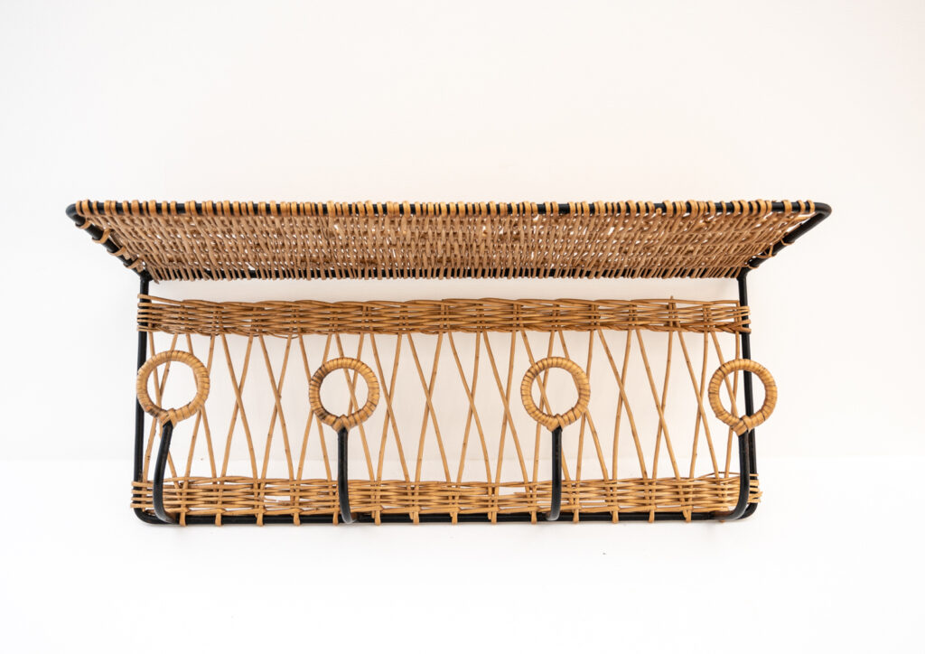 Raoul-Guys-metal-and-rattan-wall-shelf1