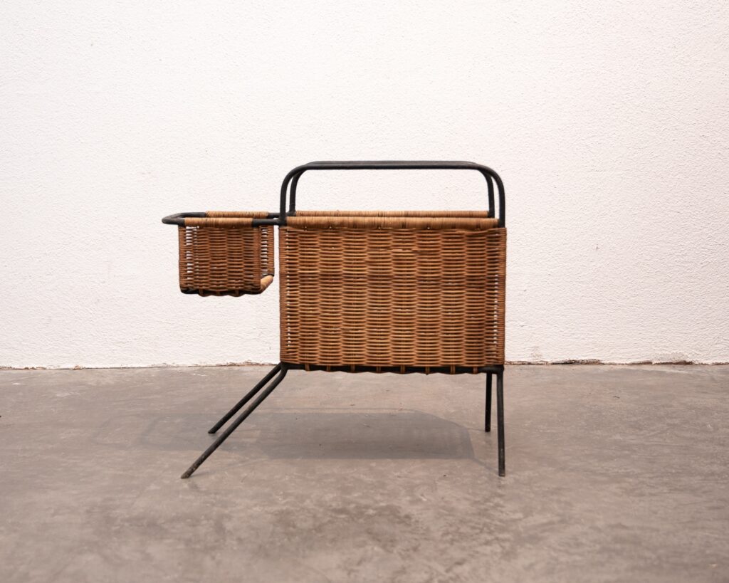 Raoul-Guys-style-metal-and-rattan-canine-inspired-magazine-holder10