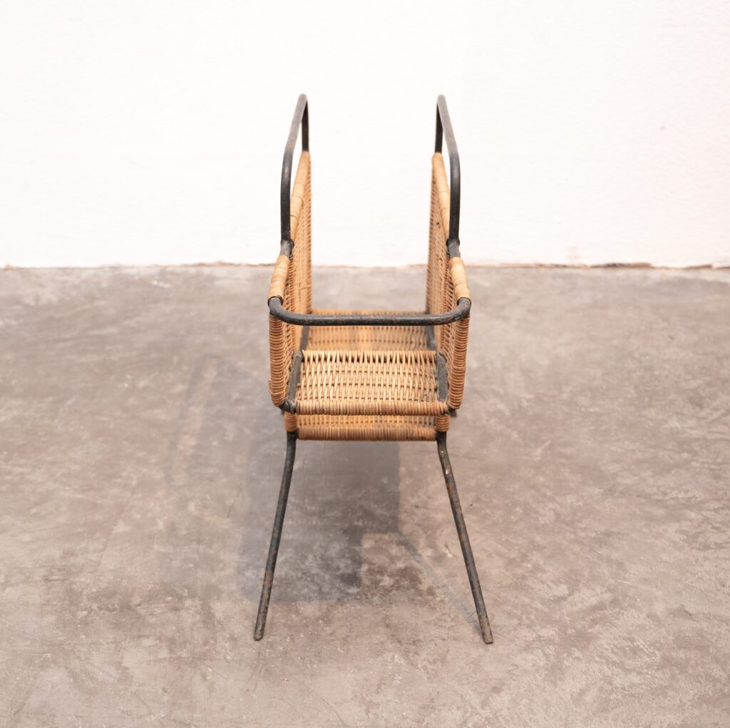 Raoul-Guys-style-metal-and-rattan-canine-inspired-magazine-holder12