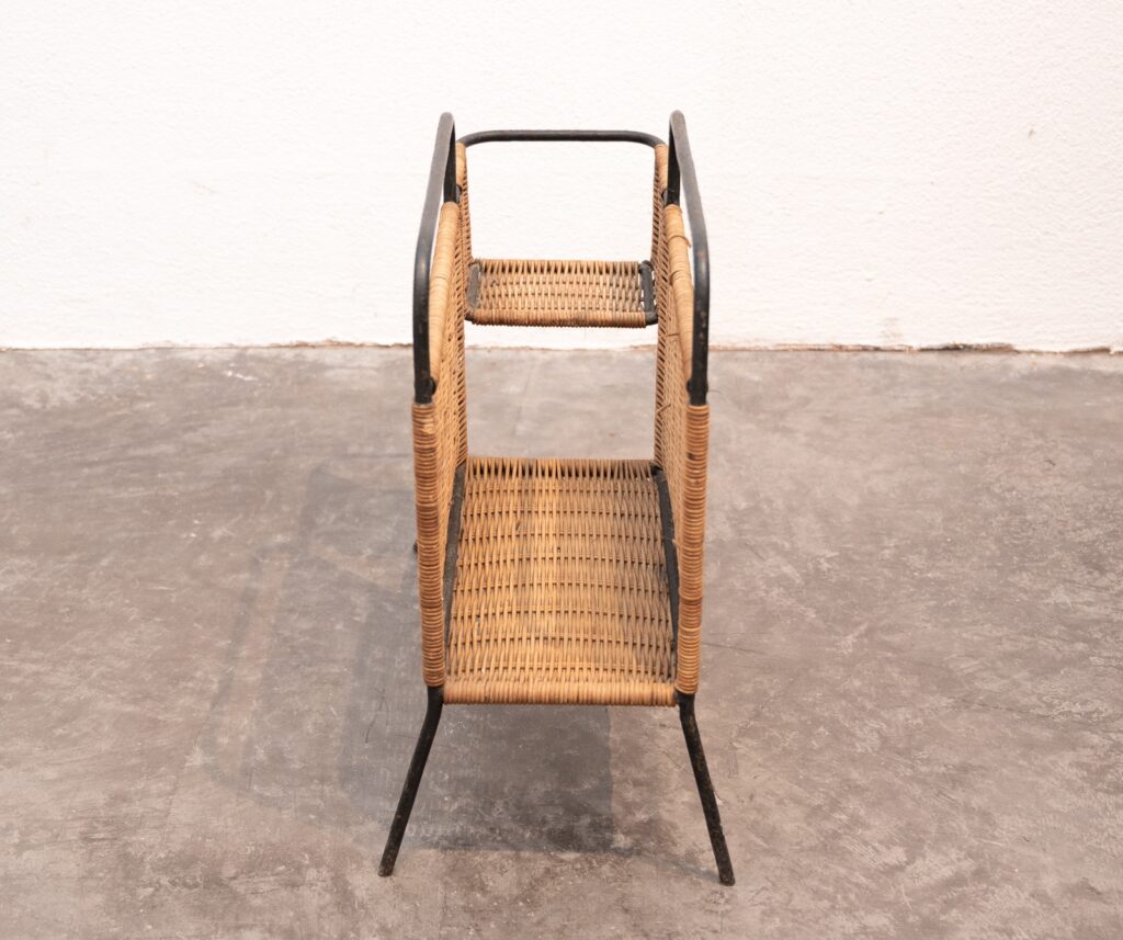 Raoul-Guys-style-metal-and-rattan-canine-inspired-magazine-holder6