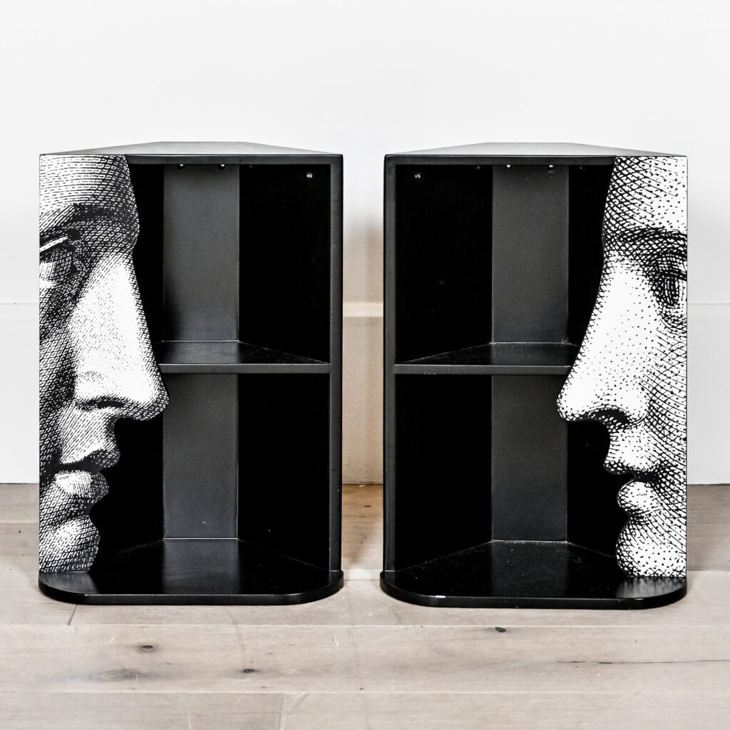 Rare-pair-of-Barnaba-Fornasetti-Profilo-wall-shelves-12