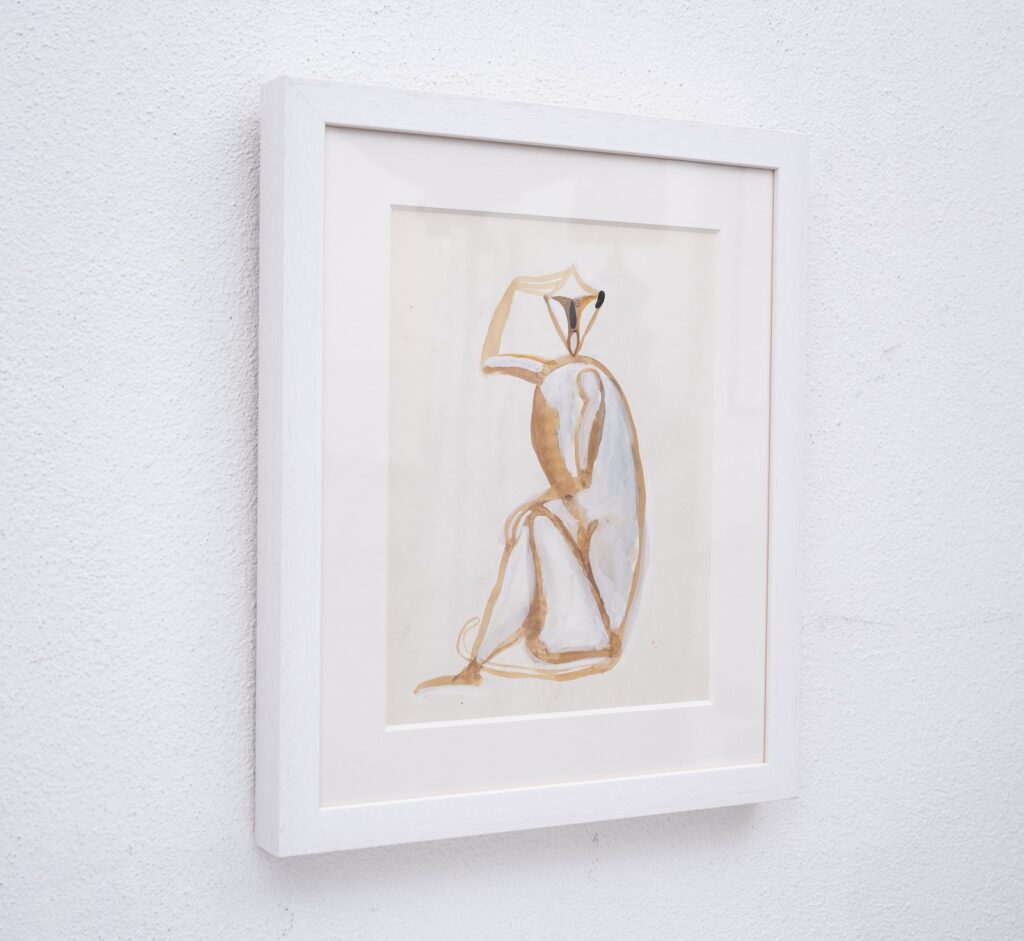 Sitting-monkey-gouache-by-Henri-SAMOUILOV5