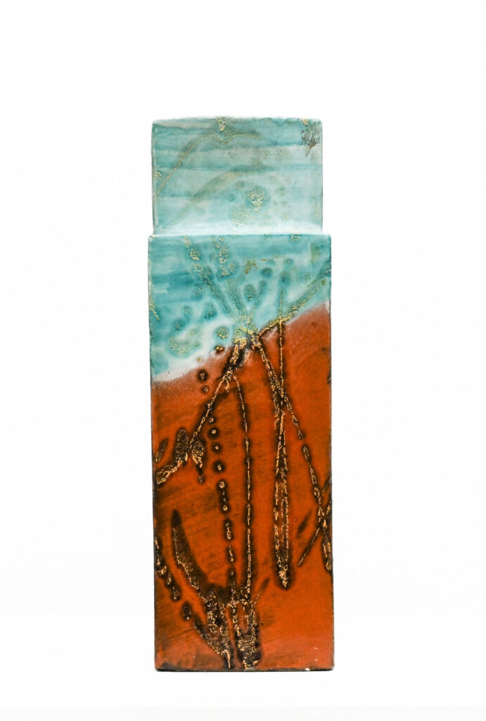 Square-aqua-and-brown-square-slab-vase-by-Marcello-Fantoni-Italy-01