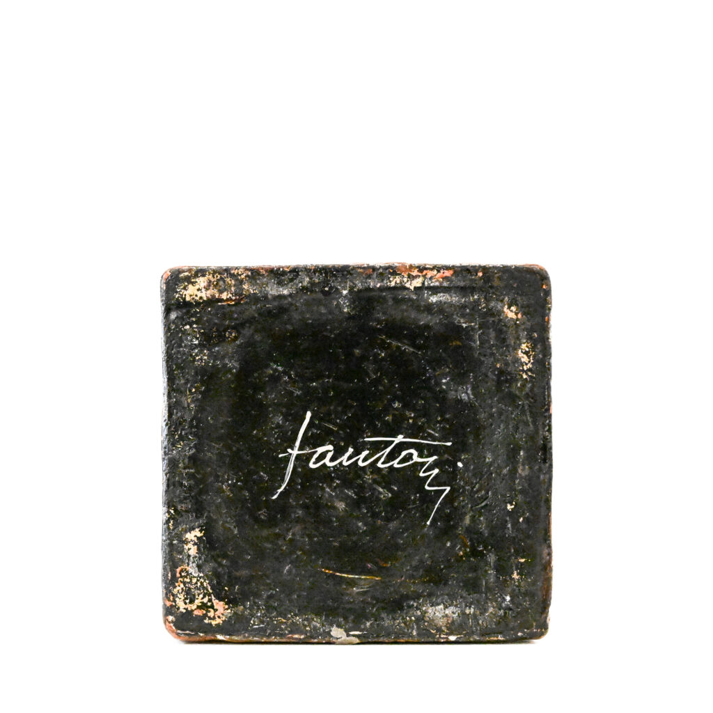 Square-aqua-and-brown-square-slab-vase-by-Marcello-Fantoni-Italy-16