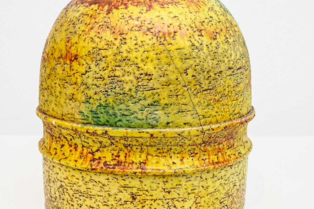 Tall-yellow-round-vase-by-Marcello-Fantoni-Italy-07