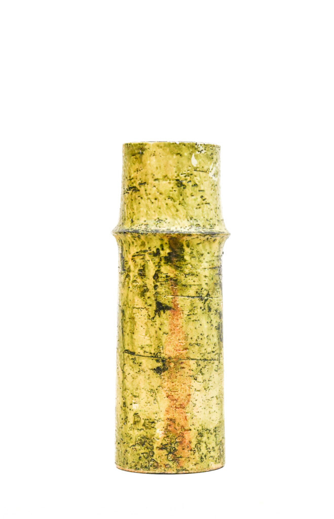 Tall-yellow_green-vase-by-Marcello-Fantoni-Italy-04